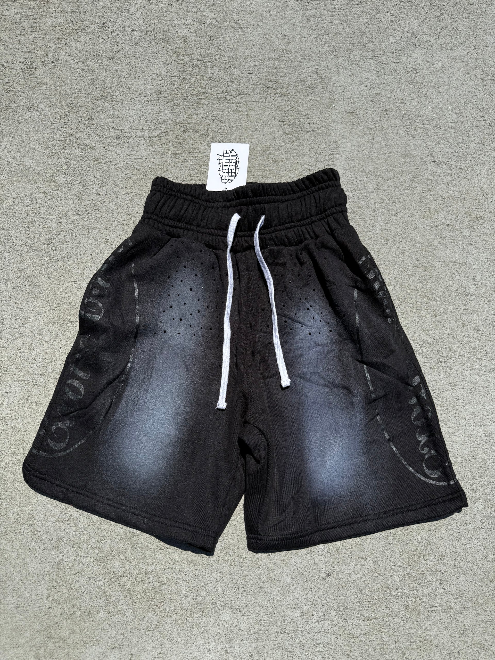 Rhinestone Cotton Jorts