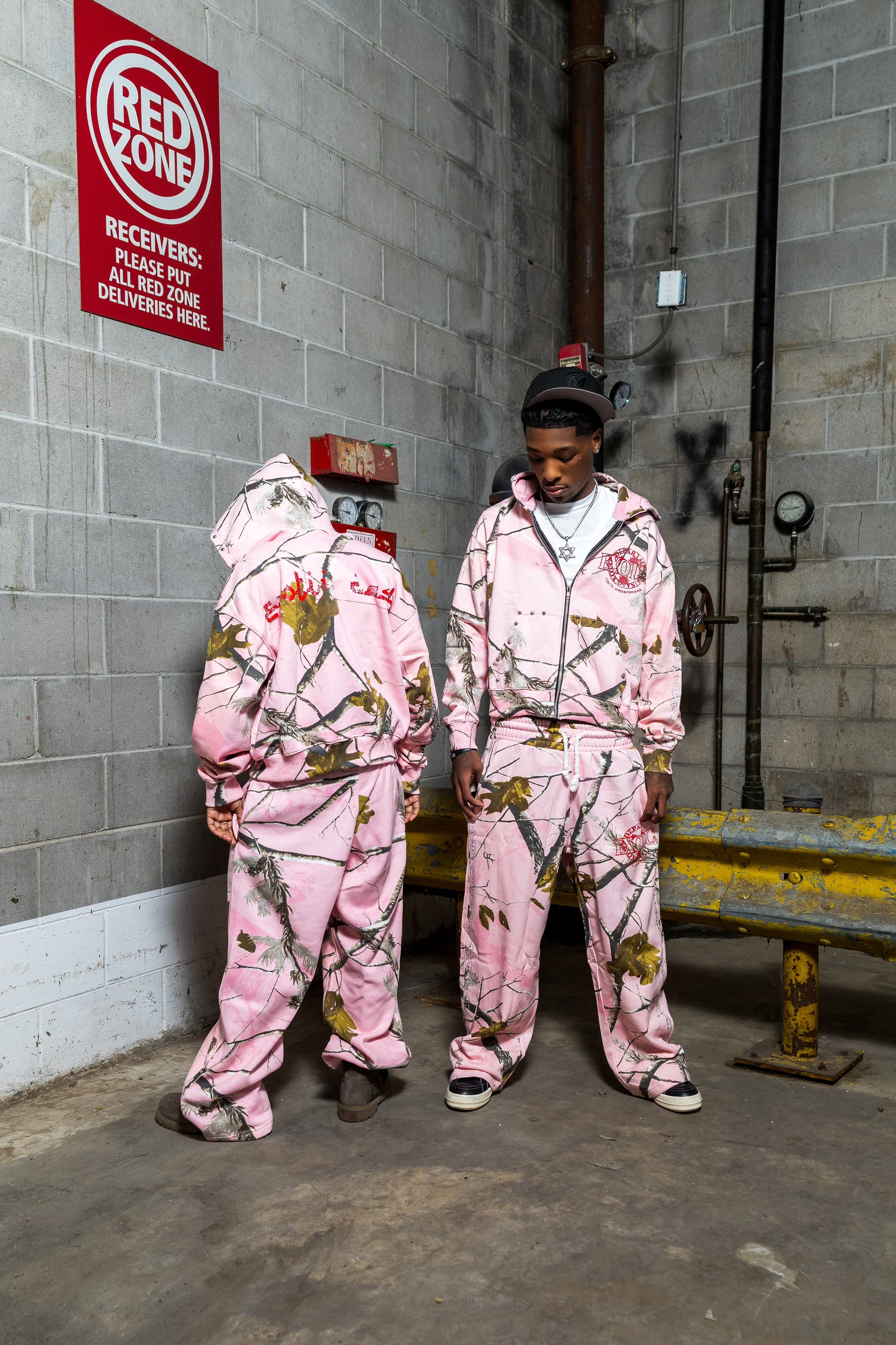 Pink Camo Sweatsuit