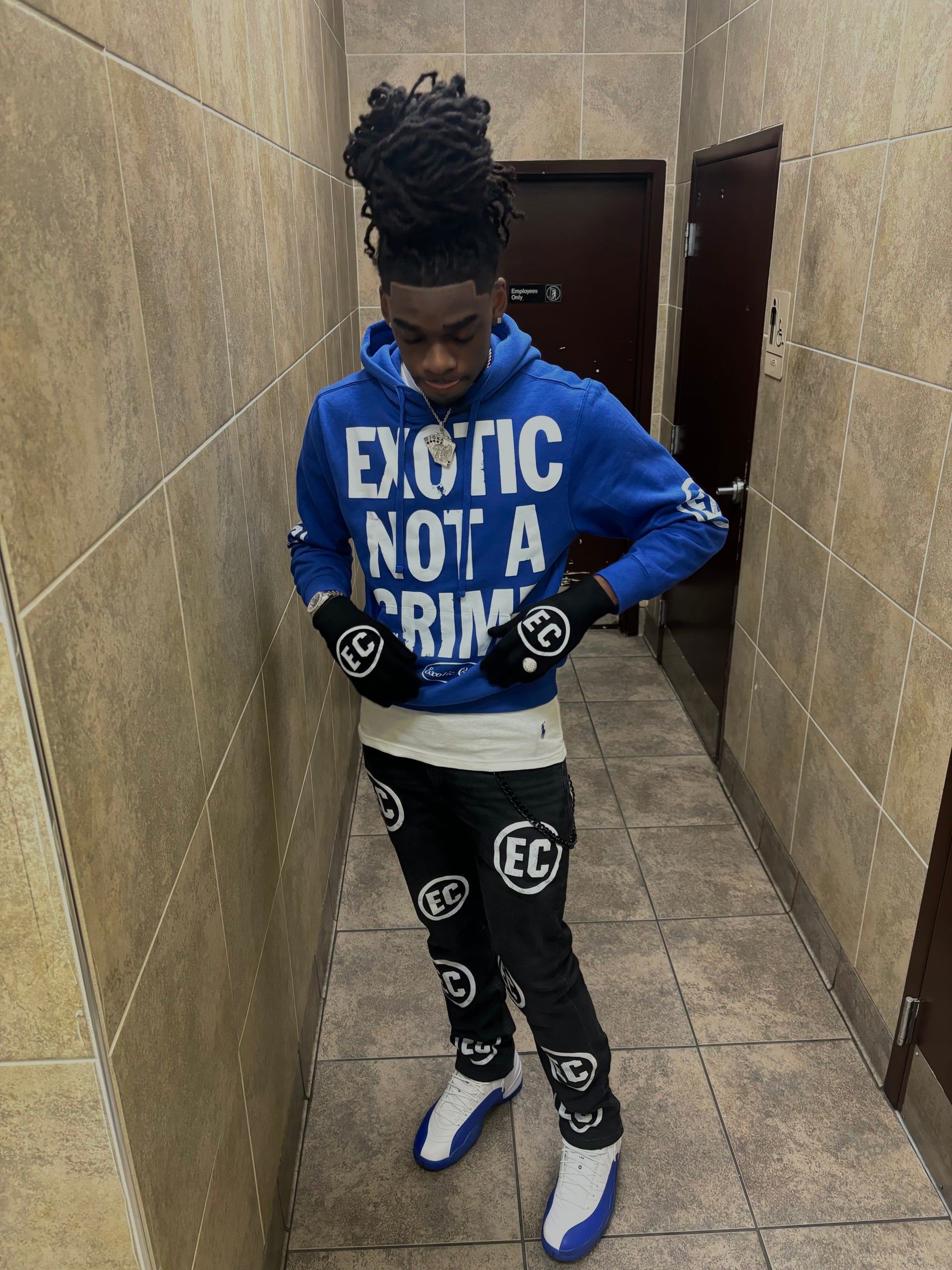 Royal Not A Crime Hoodie