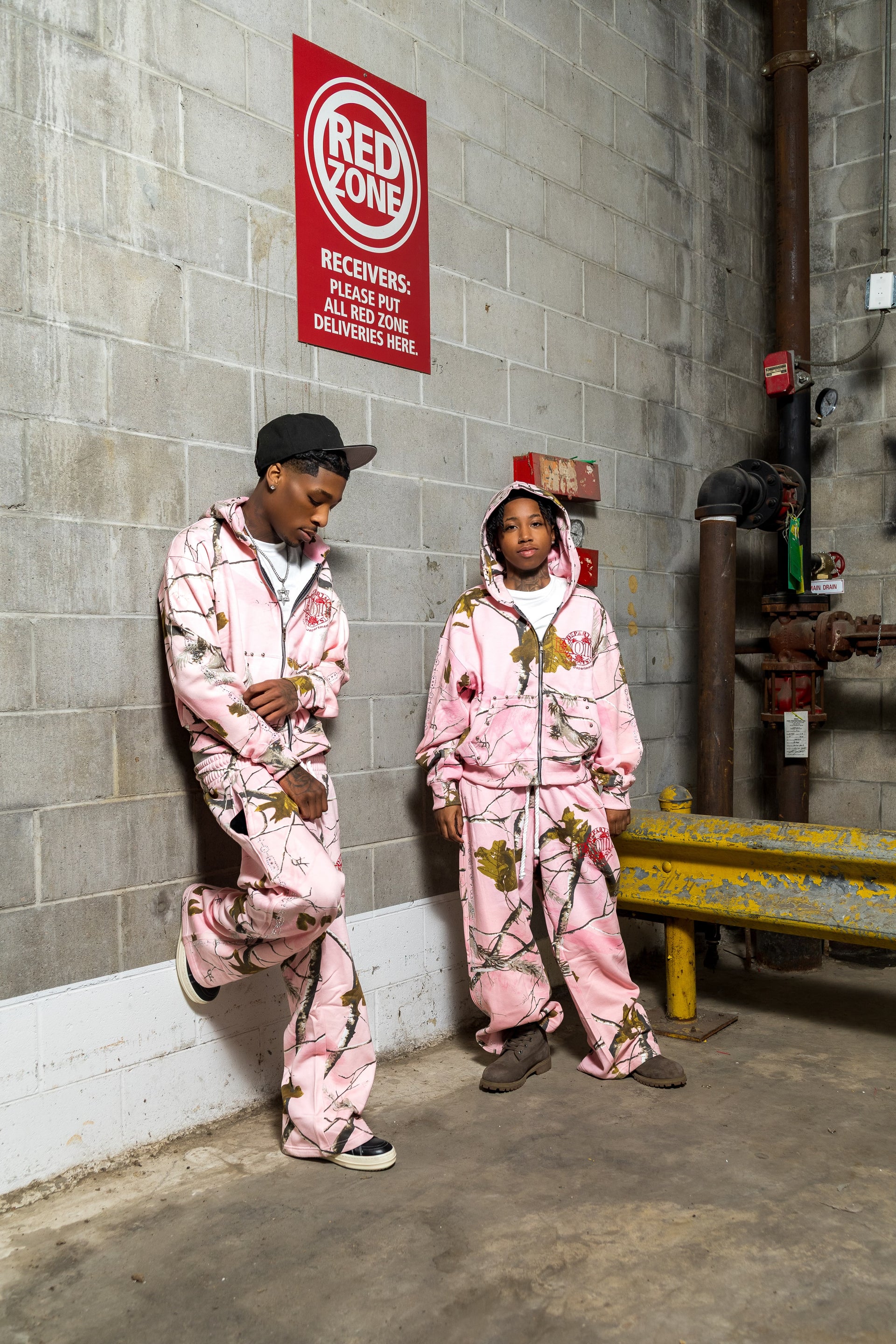 Pink Camo Sweatsuit