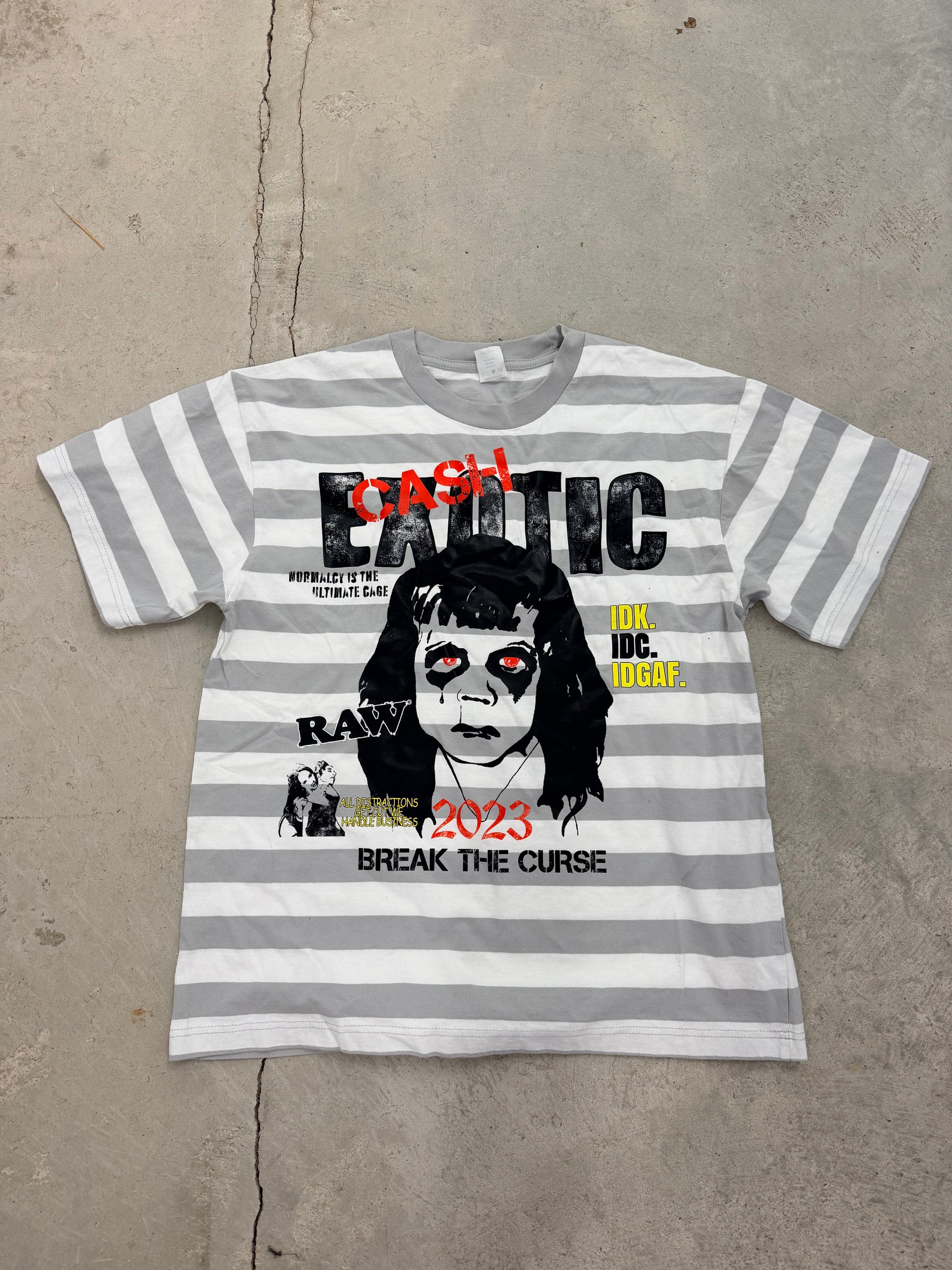 Break Da Curse Gray Striped