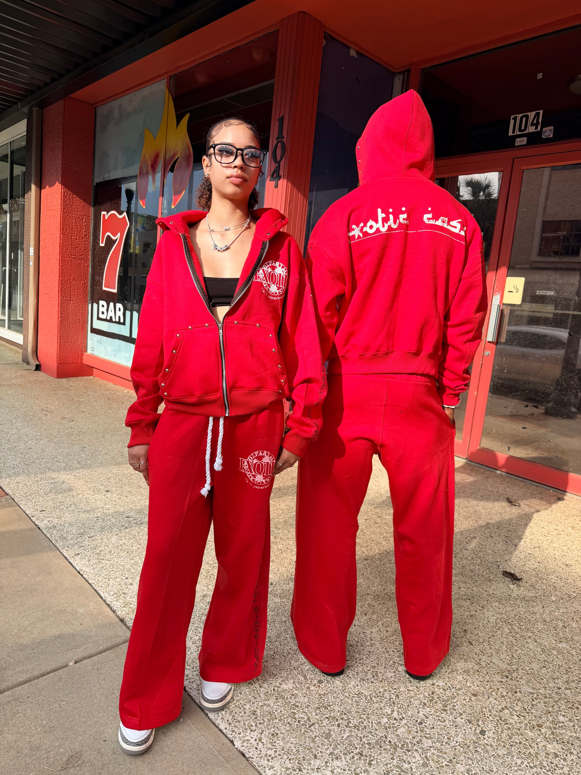 Red Department Sweatsuit