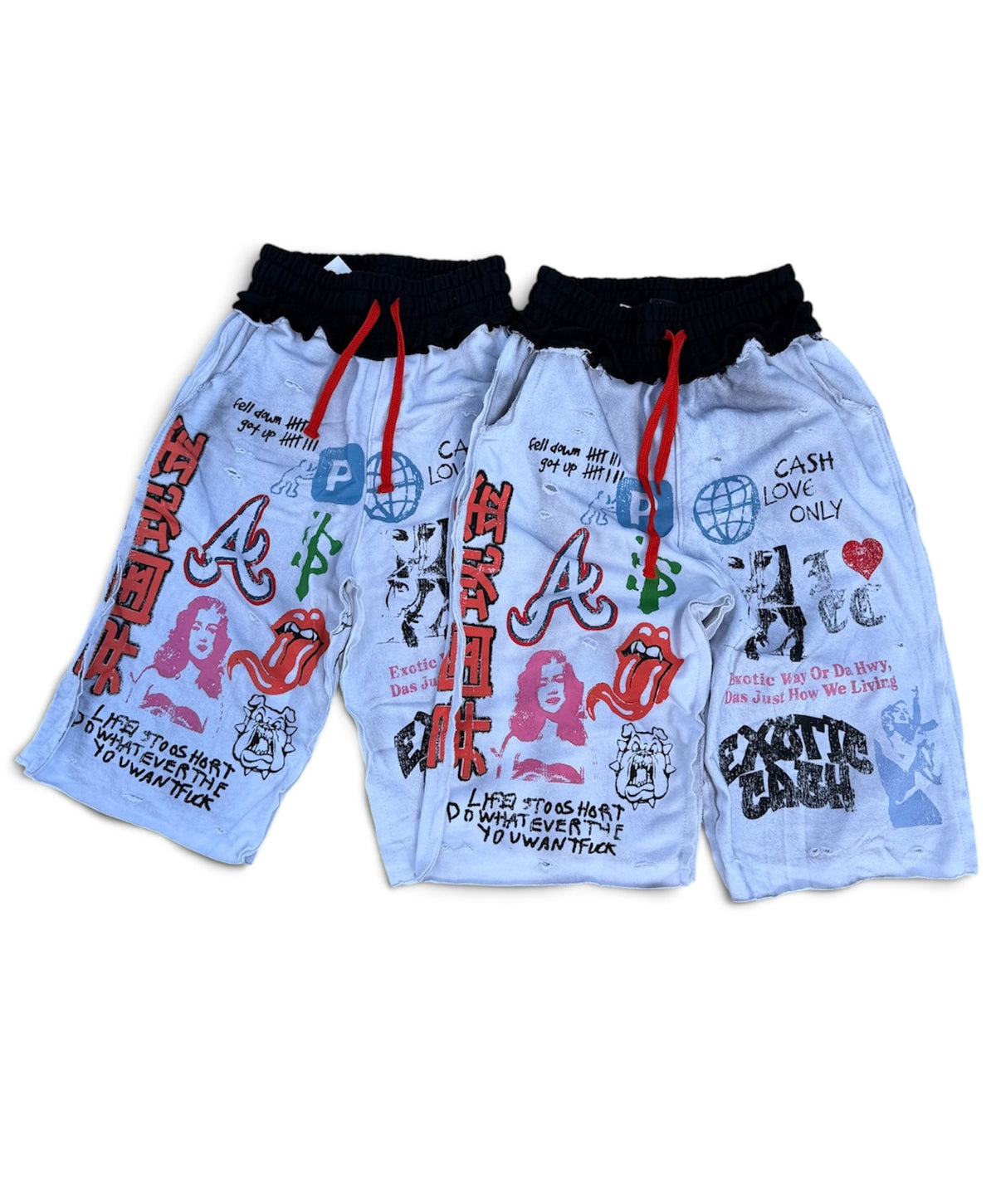 Graffiti Quarter Shorts
